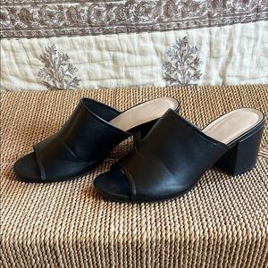 Vera Wang Black Women's Mules